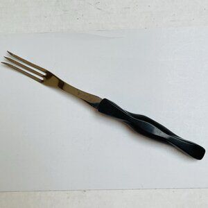 CUTCO Brand No 1726 Turning Fork 11 Inch Made In USA Black Swirl Handle